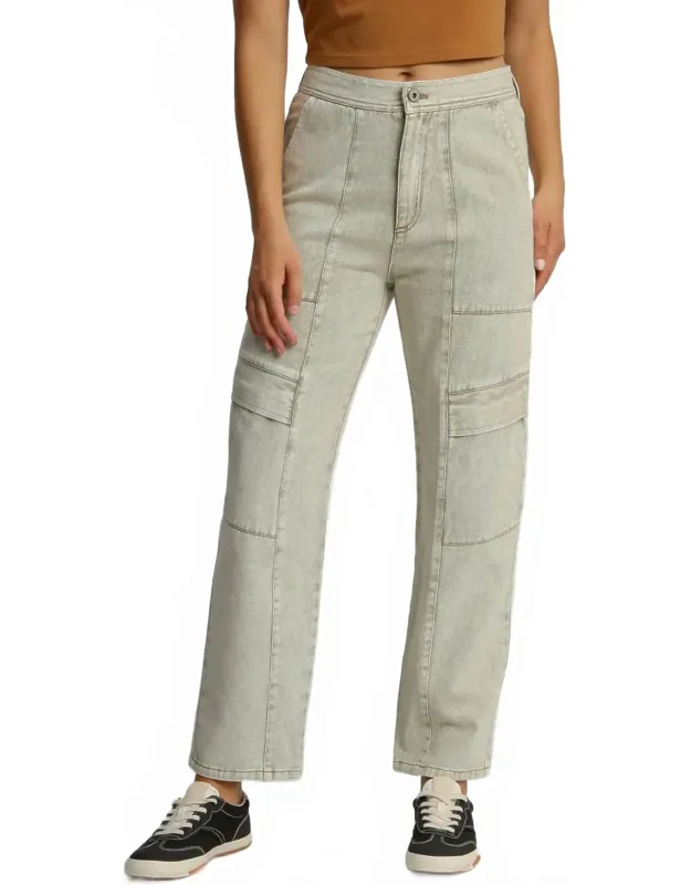 Cargo Denim Pants