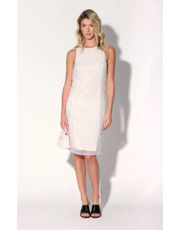 Noella Dress, Opalescent Beading