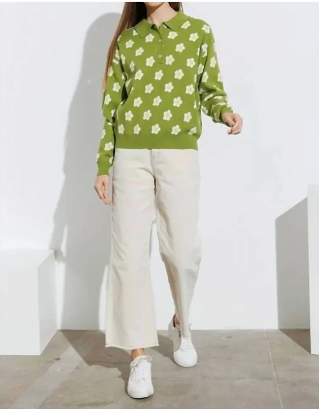 Far Out Floral Sweater