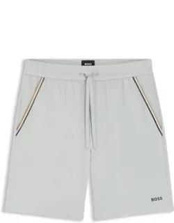 Stretch-cotton Pyjama Shorts