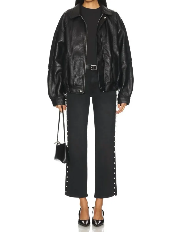 Amelia High Rise Straight Leg Jeans