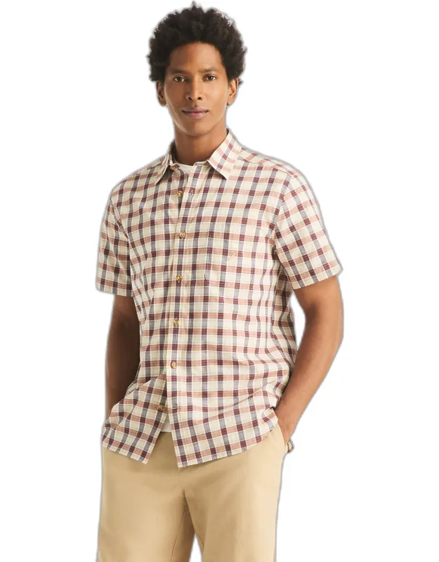 Plaid Short-sleeve Shirt