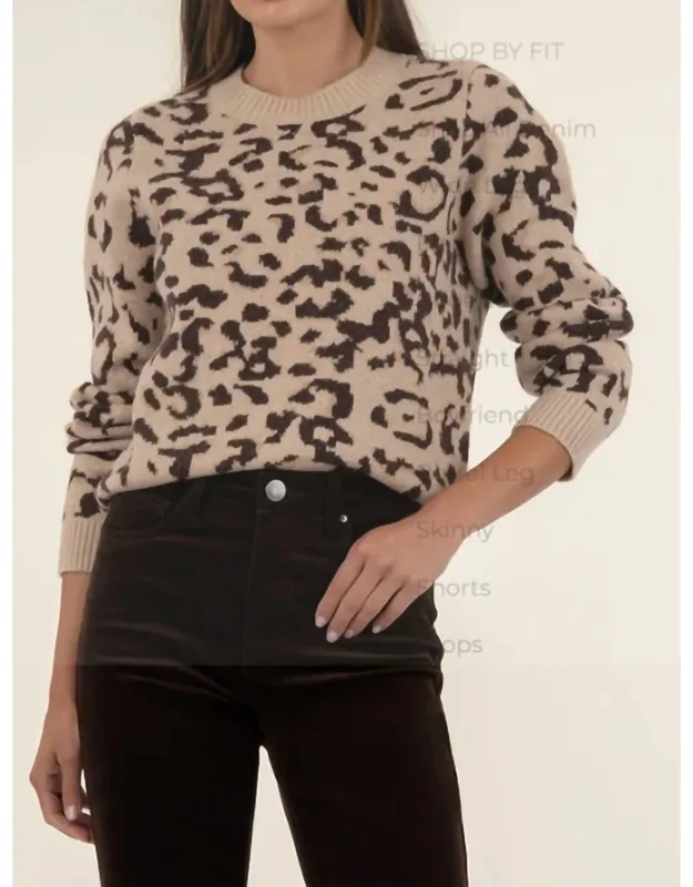 Animal Print Sweater