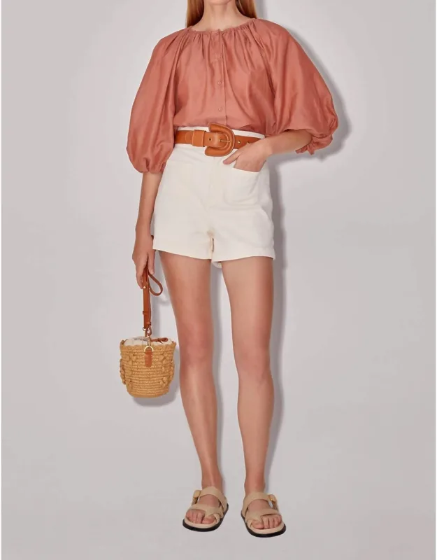 Pallida Button Down Top