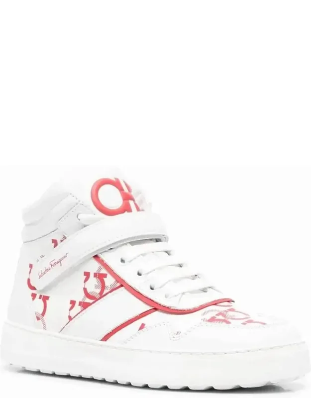 Noe High Top Leather Sneakers