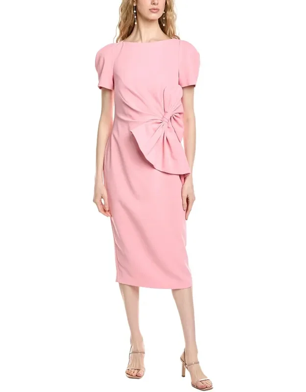 Side Bow Cocktail Dress