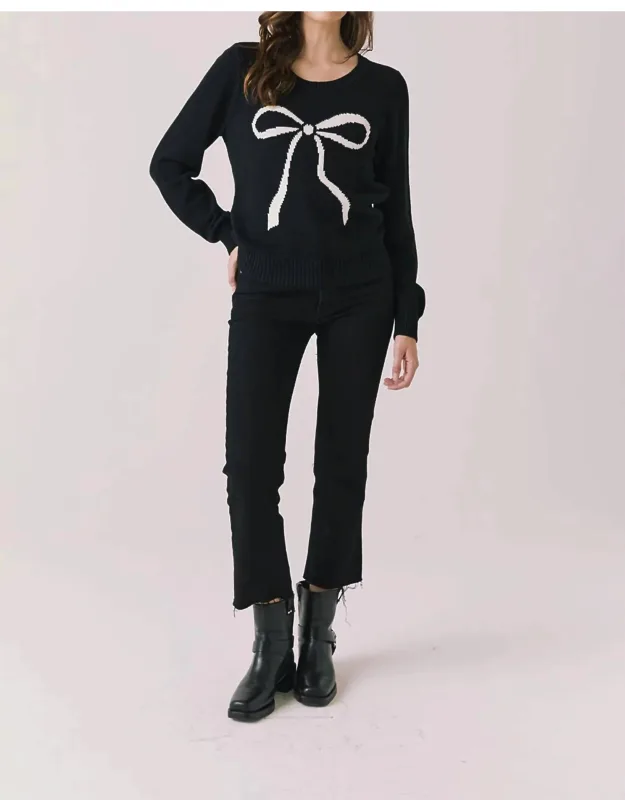 Bow Long Sleeve Sweater