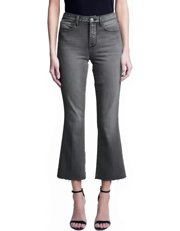 Kendra Crop Flare Jeans