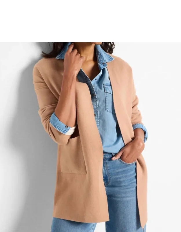 Sunset Breeze Reversible Knit Jacket