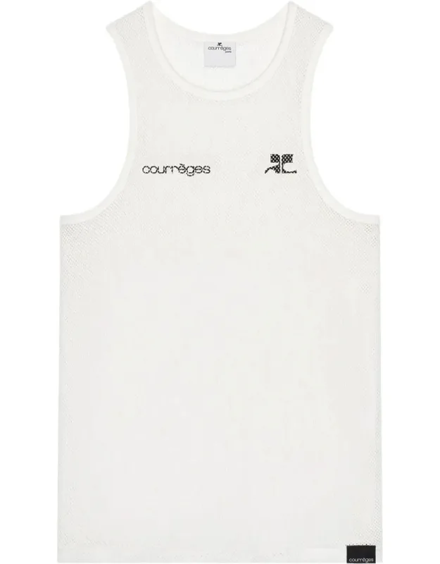 Breathable Sleeveless Mesh Tank Top