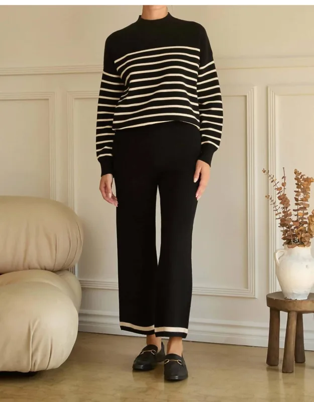 Eleanor Stripe Crewneck Sweater