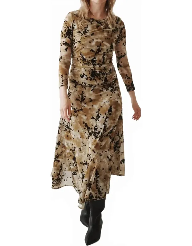 Asymmetric Mesh Dress