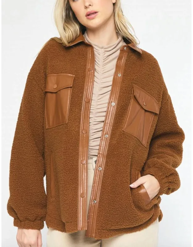 Sherpa Leather Jacket
