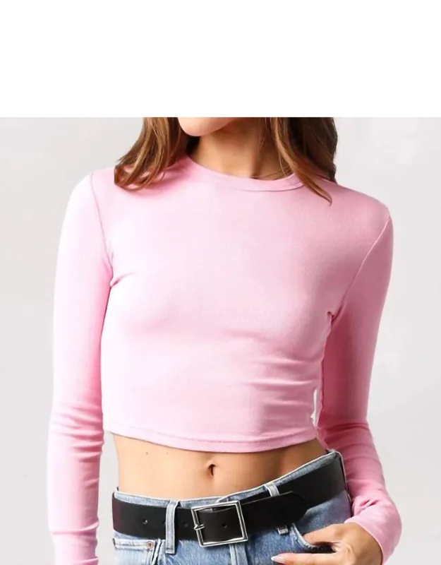 Ribbed Fitted Top