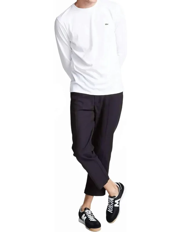 Long Sleeve Jersey Pima Regular Fit Crewneck T-shirt