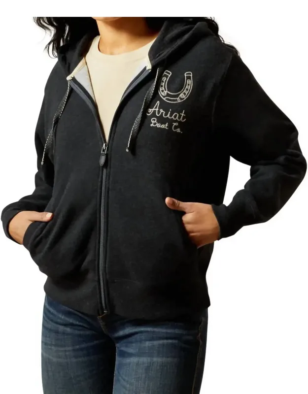 Stitched Full Zip Hoodie