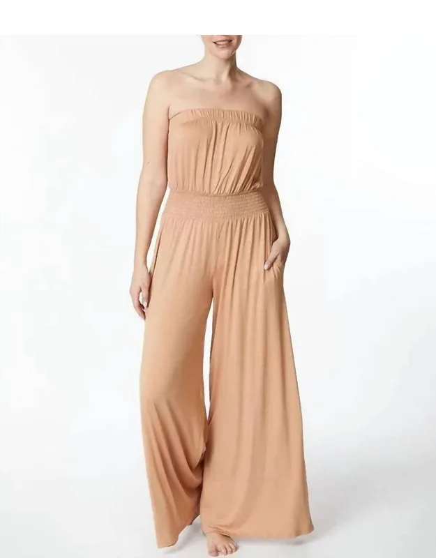 Strapless Bamboo Romper