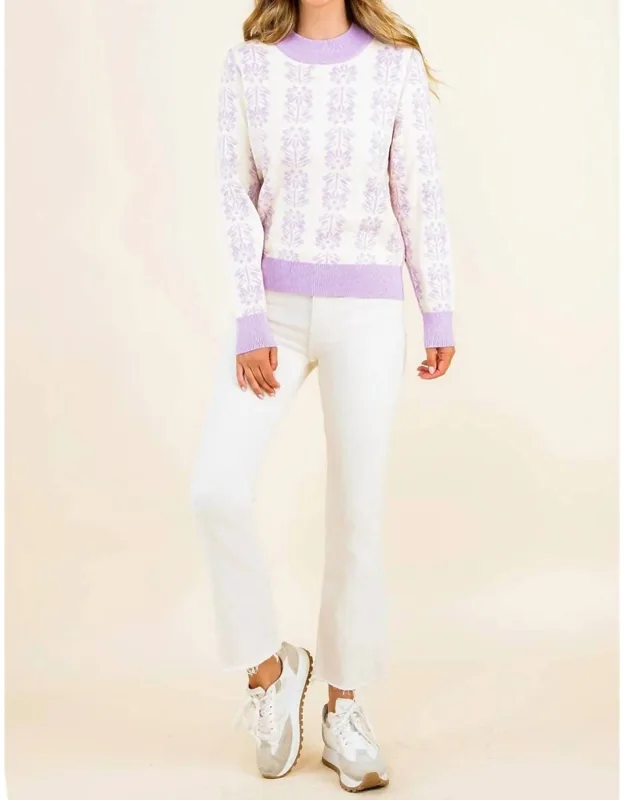 Floral Sweater