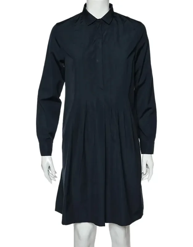 Pleated Shirt Dress
