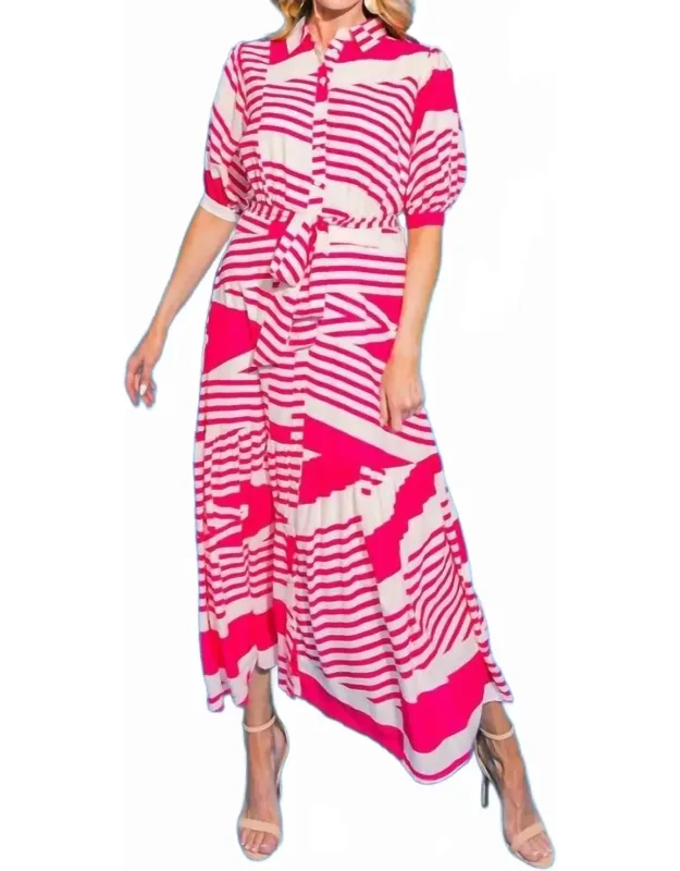 Seaside Stripe Maxi Dress
