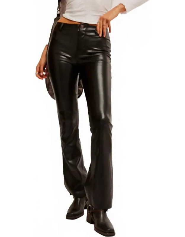 Level Up Vegan Slit Bootcut Jeans