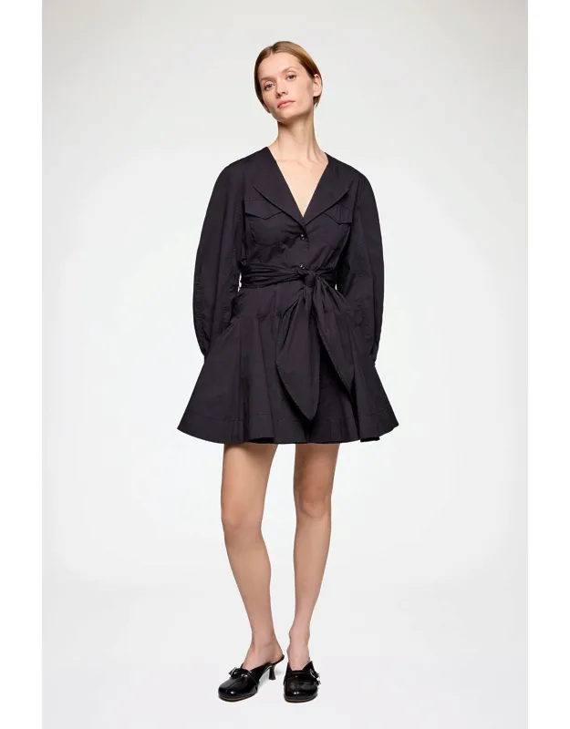 Shirt Dress In Stretch Cotton