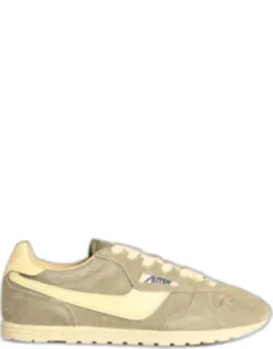 Windspin Low Leather Blend Sneakers