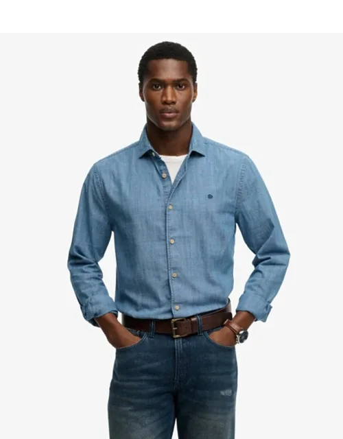 Essentials Chambray Long Sleeve Shirt