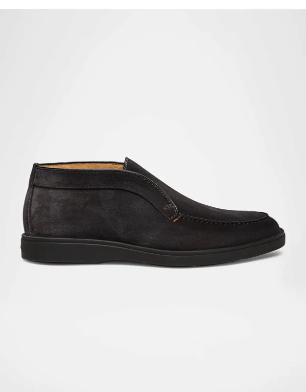 Detroit Slip-on Suede Chukka Boots