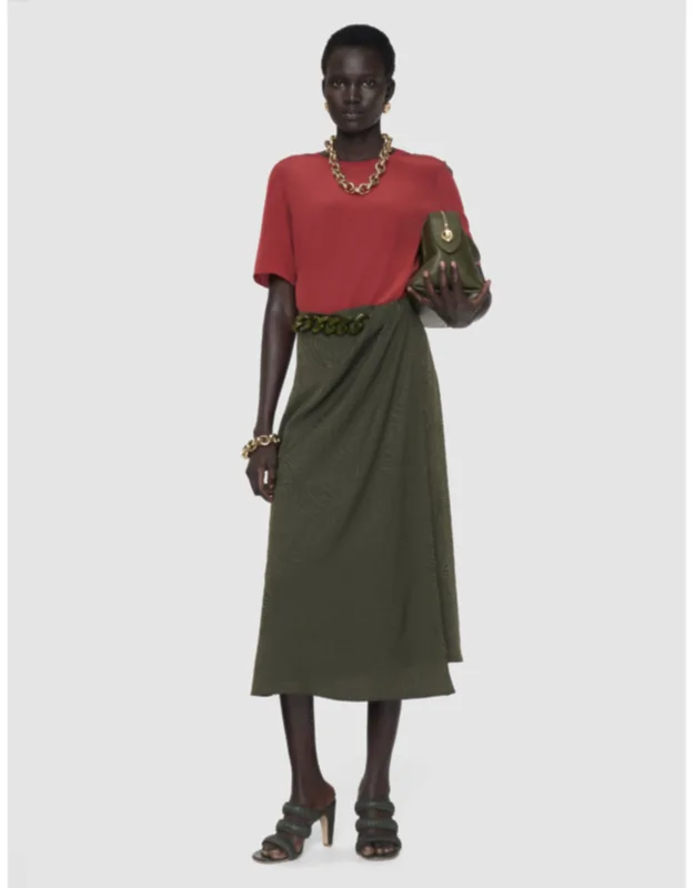 Tanger Jacquard Silk Skirt