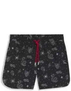 Swim Shorts With All-over Print