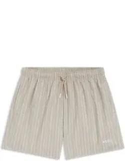 Printed Swim Shorts In Quick-dry Fabric
