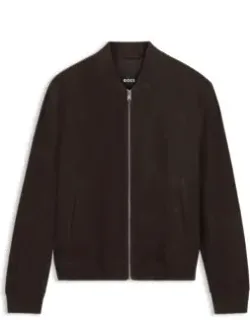 Regular-fit Suede Jacket