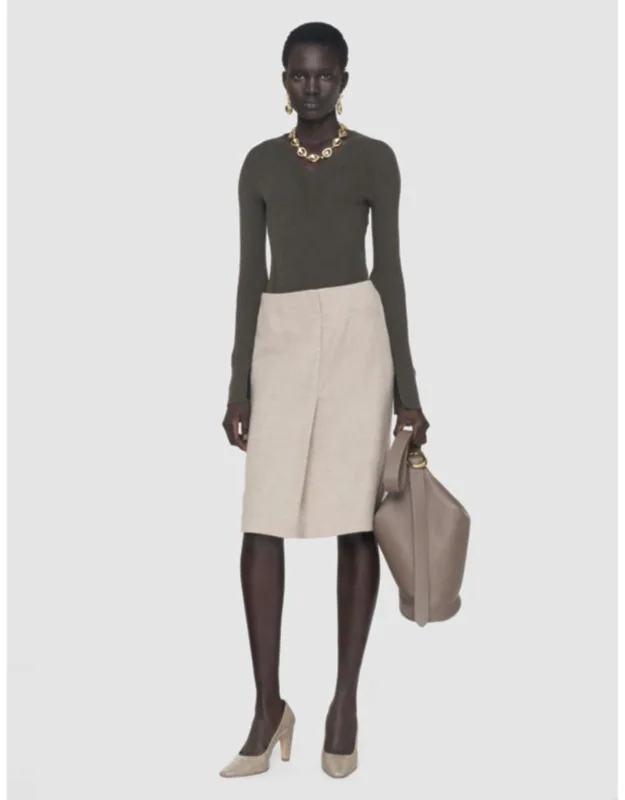 Linen Blend Knit Top