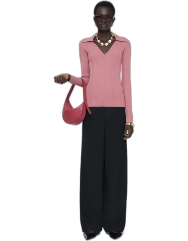 Plissé Knit Top