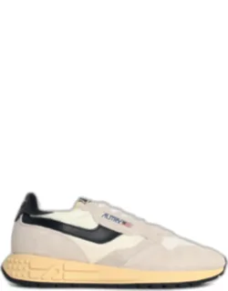 Autry 'reelwind Low' Sneakers With Fabric Tongue And Padded Collar