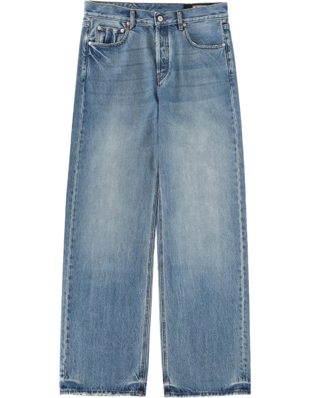 Denim Straight Jeans