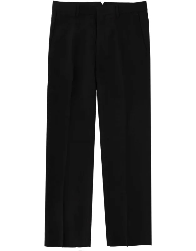 Linen Blend Straight Pants