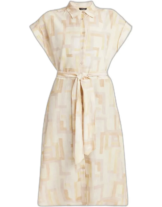 Abstract Watercolor Dress