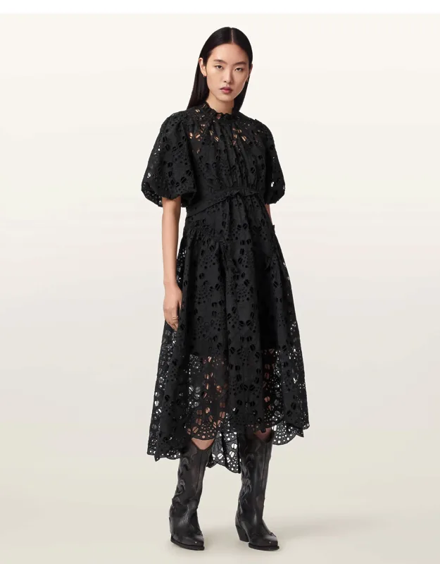Odette Broiderie Anglais Maxi Dress