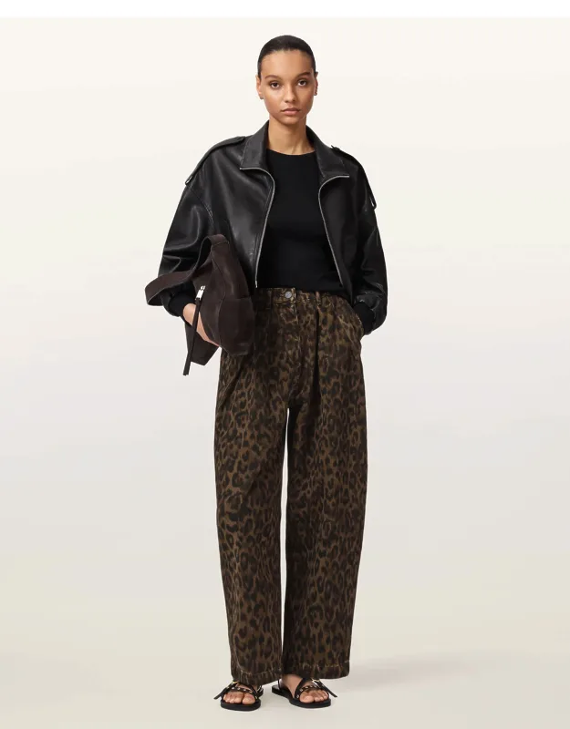 Becca Barrel Leg Denim Pants