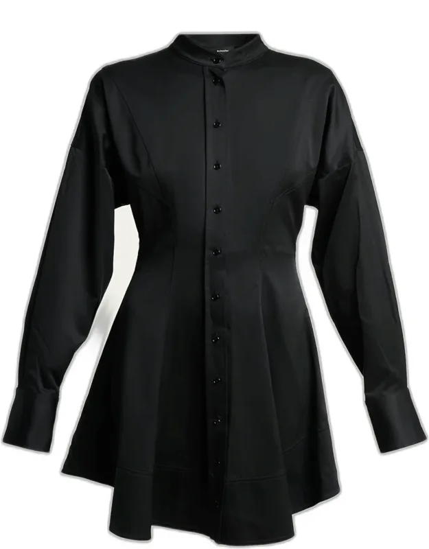 Janan Cotton Poplin Mini Shirtdress
