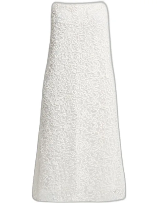 Embroidered Shift Dress