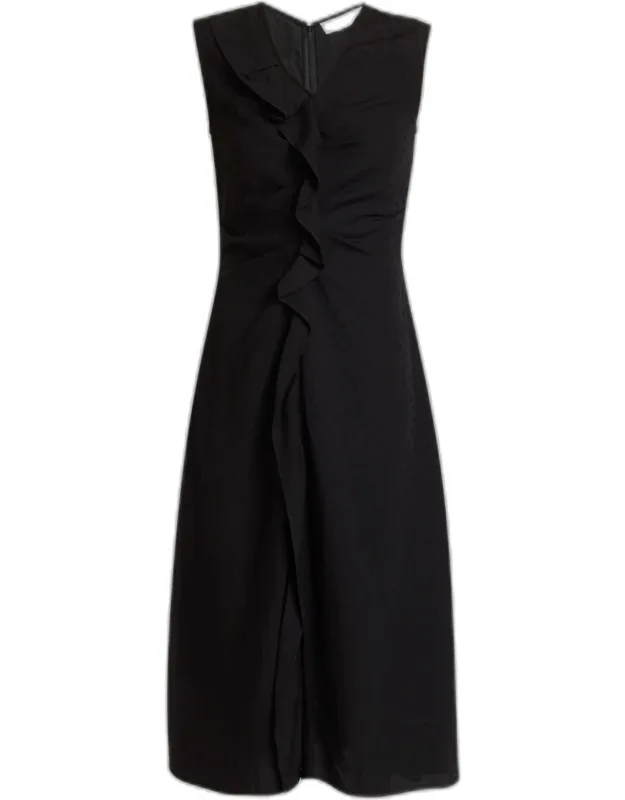 Ruffle Midi Dress