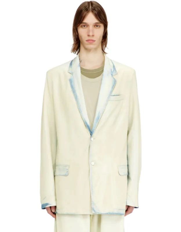 Blazer In Fluid X-ray Bleach Denim