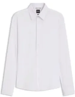 Printed Regular-fit Shirt In Performance-stretch Jersey