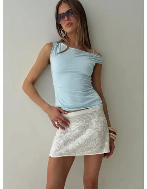 Roziana Crochet Mini Skirt