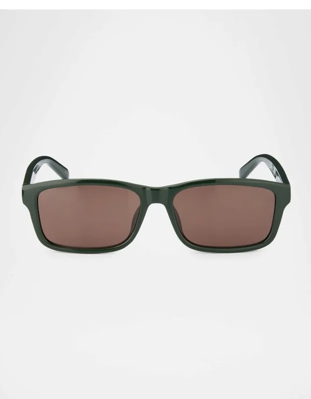 Lines 57mm Rectangular Acetate Sunglasses