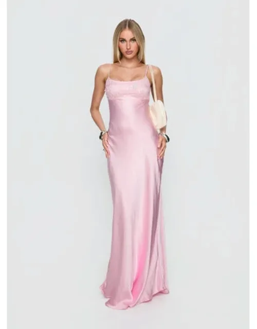 Ruched Backless Maxi Dress