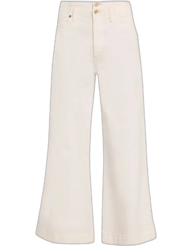 The Seamed Wide Trouser Crop Jeans